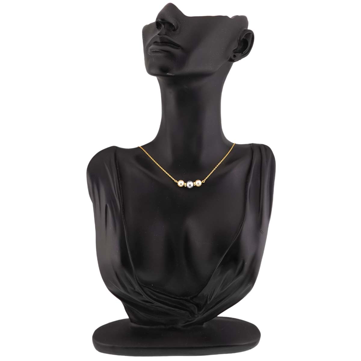 Akoya Pearl 7.3-6.3mm Necklace 18K YG 750