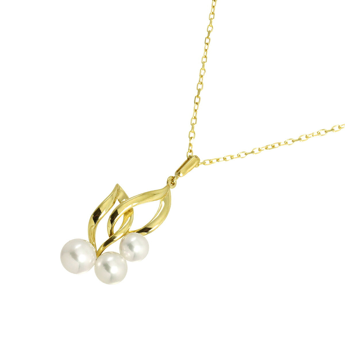Akoya Pearl 6.0-5.0mm Necklace 18K YG 750