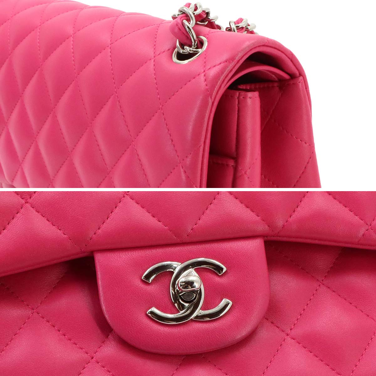 Matelasse 30 Chain Shoulder Bag Leather Pink A58600