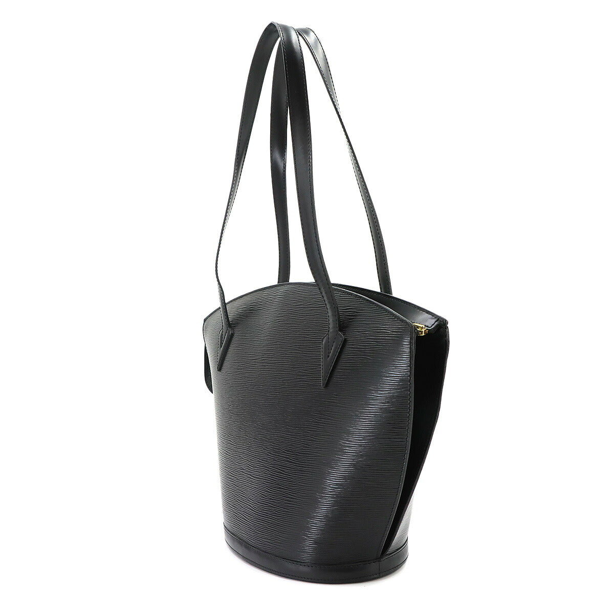 Epi Saint Jacques Shopping Tote Bag Leather Noir M52262
