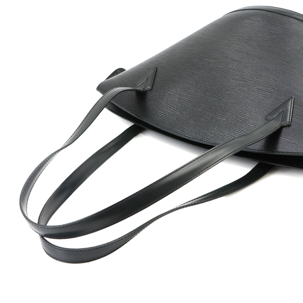 Epi Saint Jacques Shopping Tote Bag Leather Noir M52262