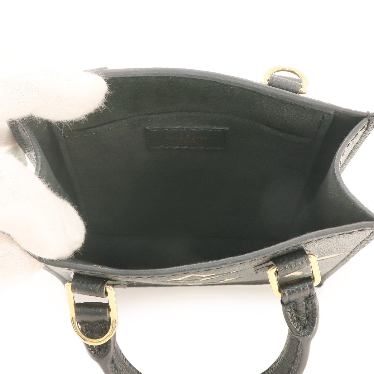 Monogram Empreinte Petit Sac Plat Black Beige M57937