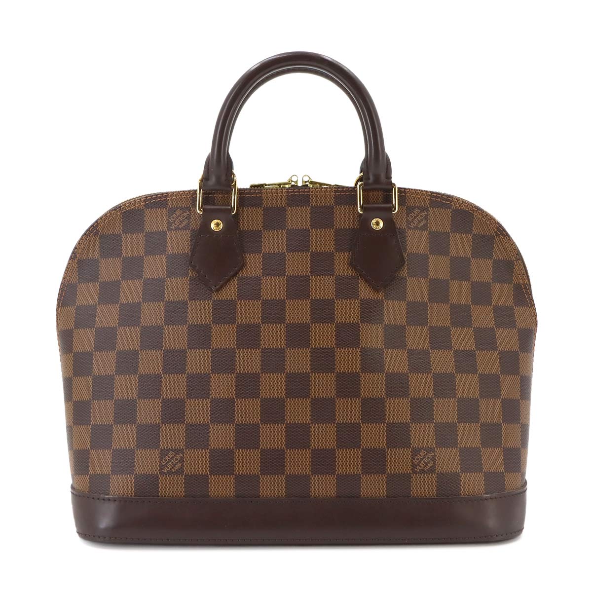 Damier Alma PM Hand Bag Ebene Brown N51131 Purse