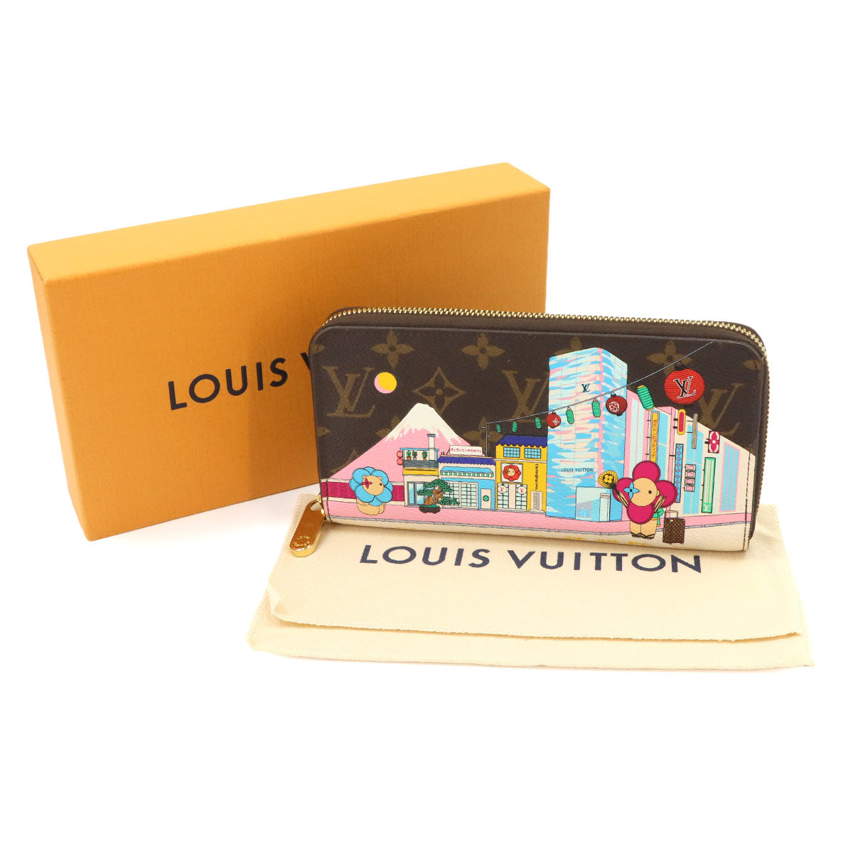 Vivienne Monogram Zippy Wallet Brown Multicolor M81630