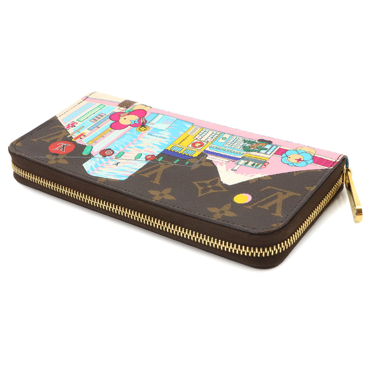 Vivienne Monogram Zippy Wallet Brown Multicolor M81630