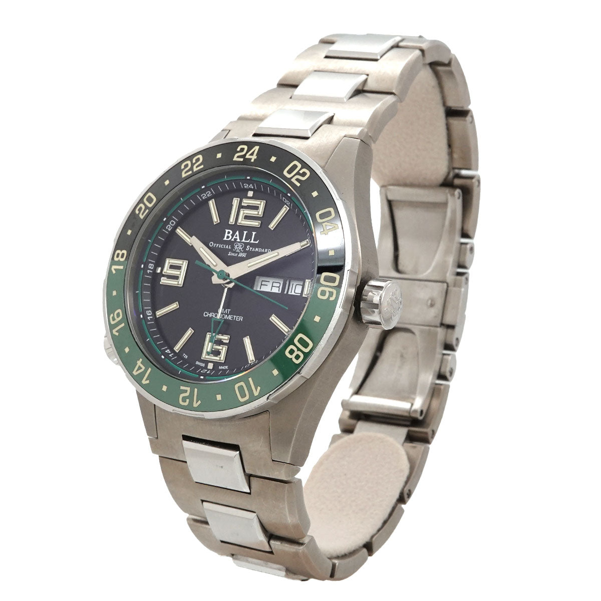 Roadmaster Marine GMT DG3030B Day Date Automatic Mens Watch