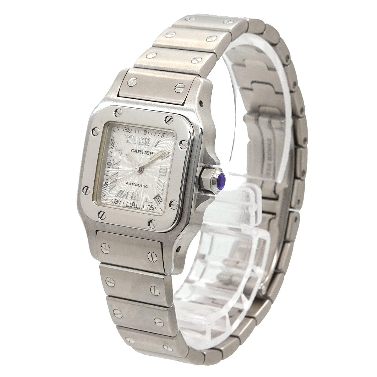 Santos Galbee SM W20044D6 Silver Dial Automatic Ladies