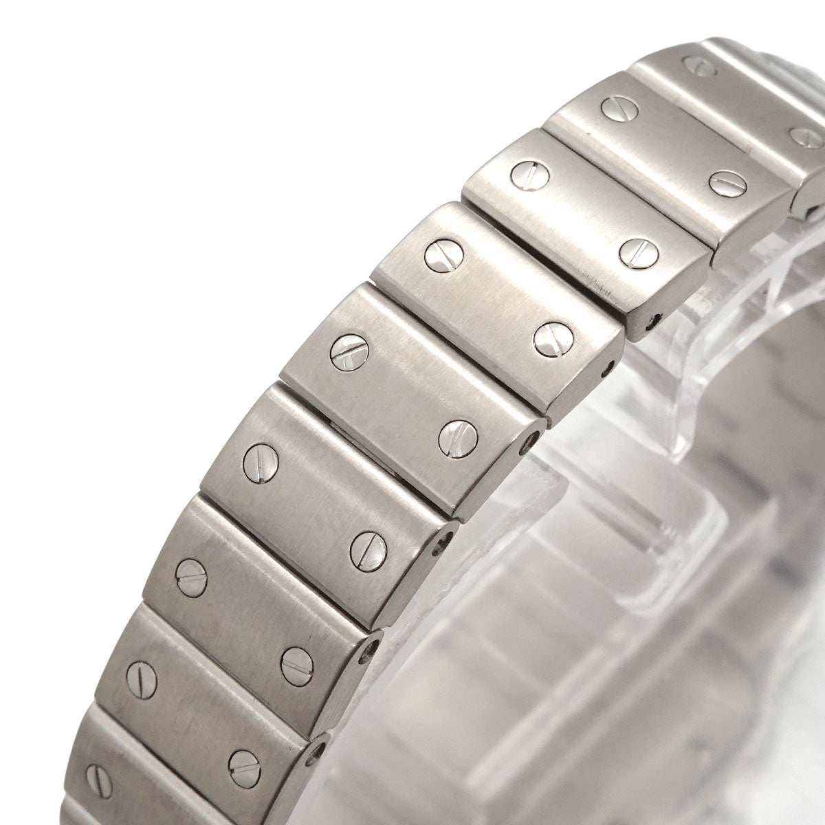 Santos Galbee SM W20044D6 Silver Dial Automatic Ladies