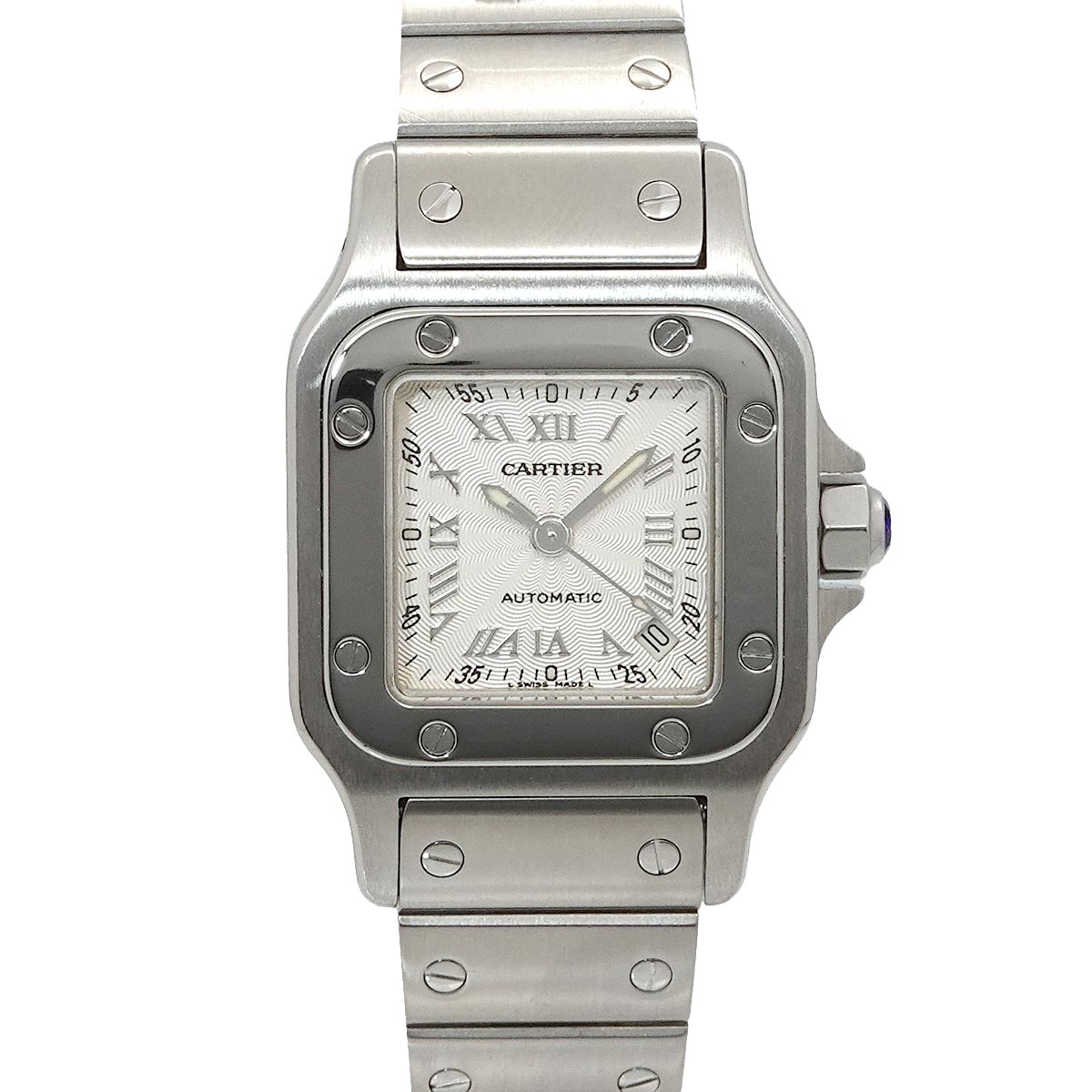 Santos Galbee SM W20044D6 Silver Dial Automatic Ladies