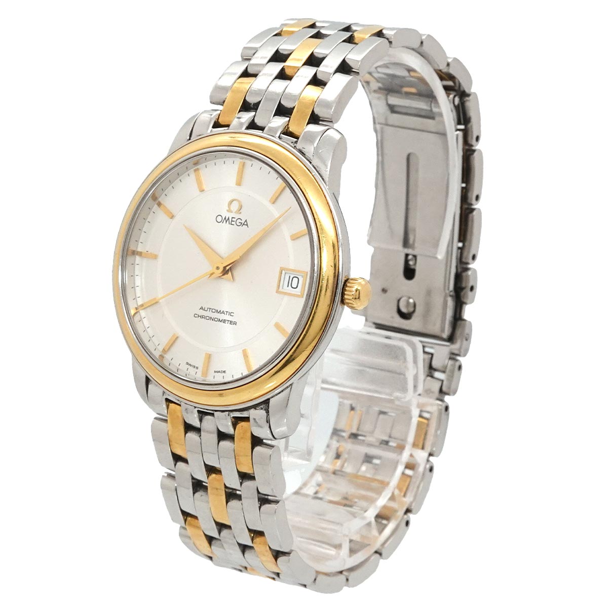 Devil Prestige Combi 4300 31 Silver Dial Vintage Mens Watch