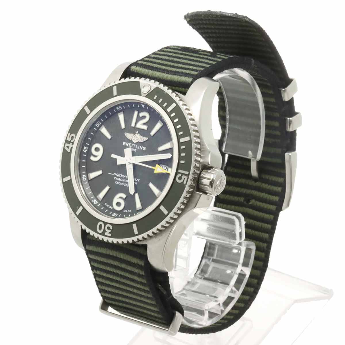 Super Ocean Automatic 44 Outer Known A17367 Green Dial