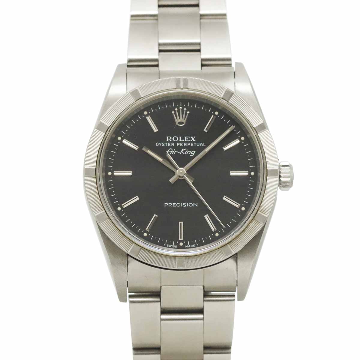 Air King Engine turned bezel 14010 Serial U Automatic Mens