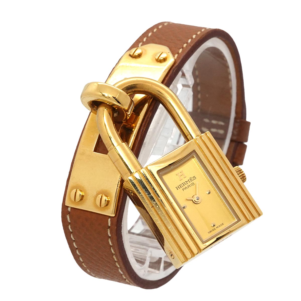 Kelly Watches Quartz Gold Dial Vintage Cadena Ladies Watch
