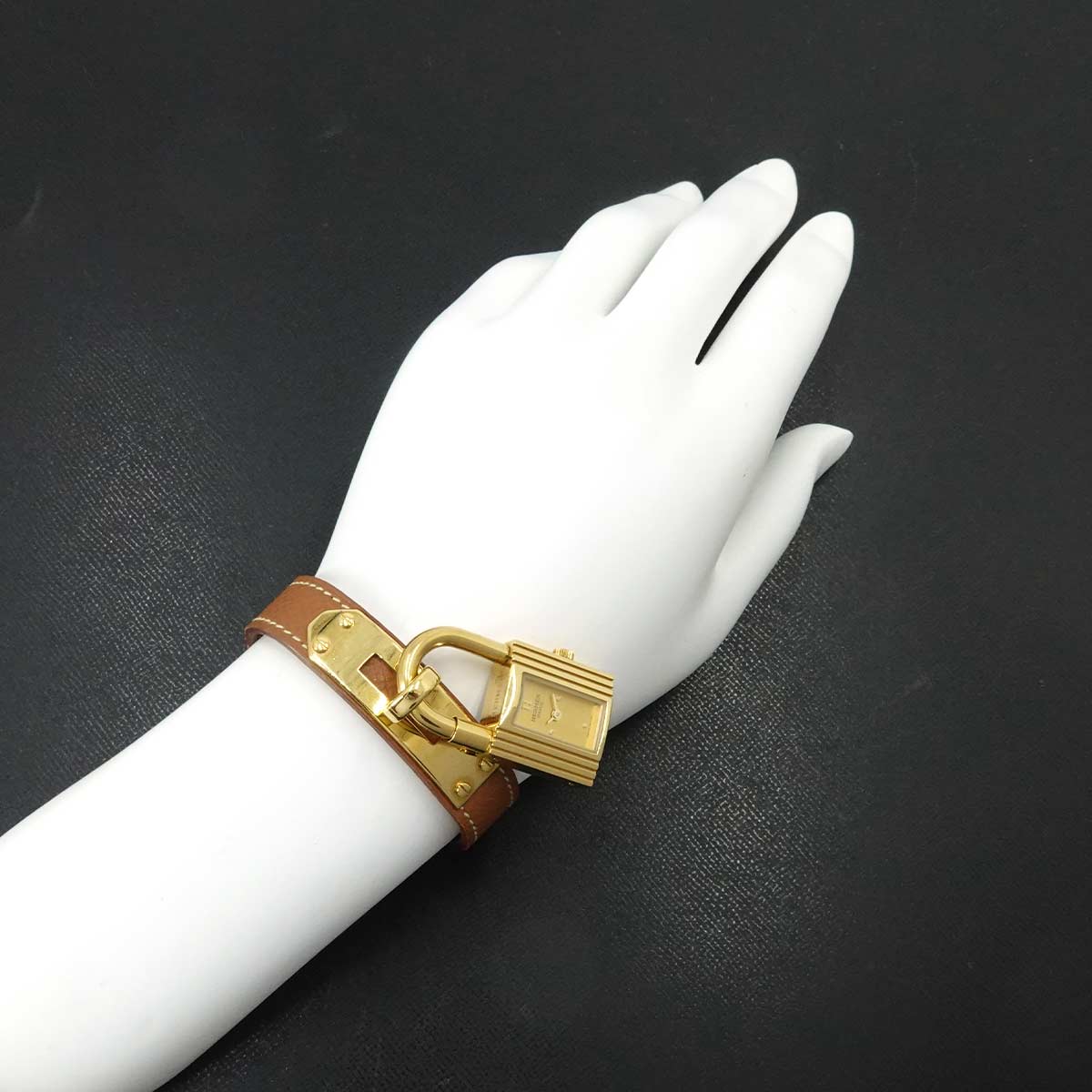 Kelly Watches Quartz Gold Dial Vintage Cadena Ladies Watch