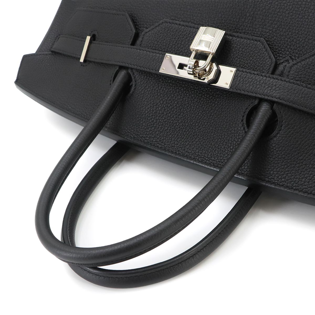 Birkin 40 Veau Togo Black Hand Bag Purse