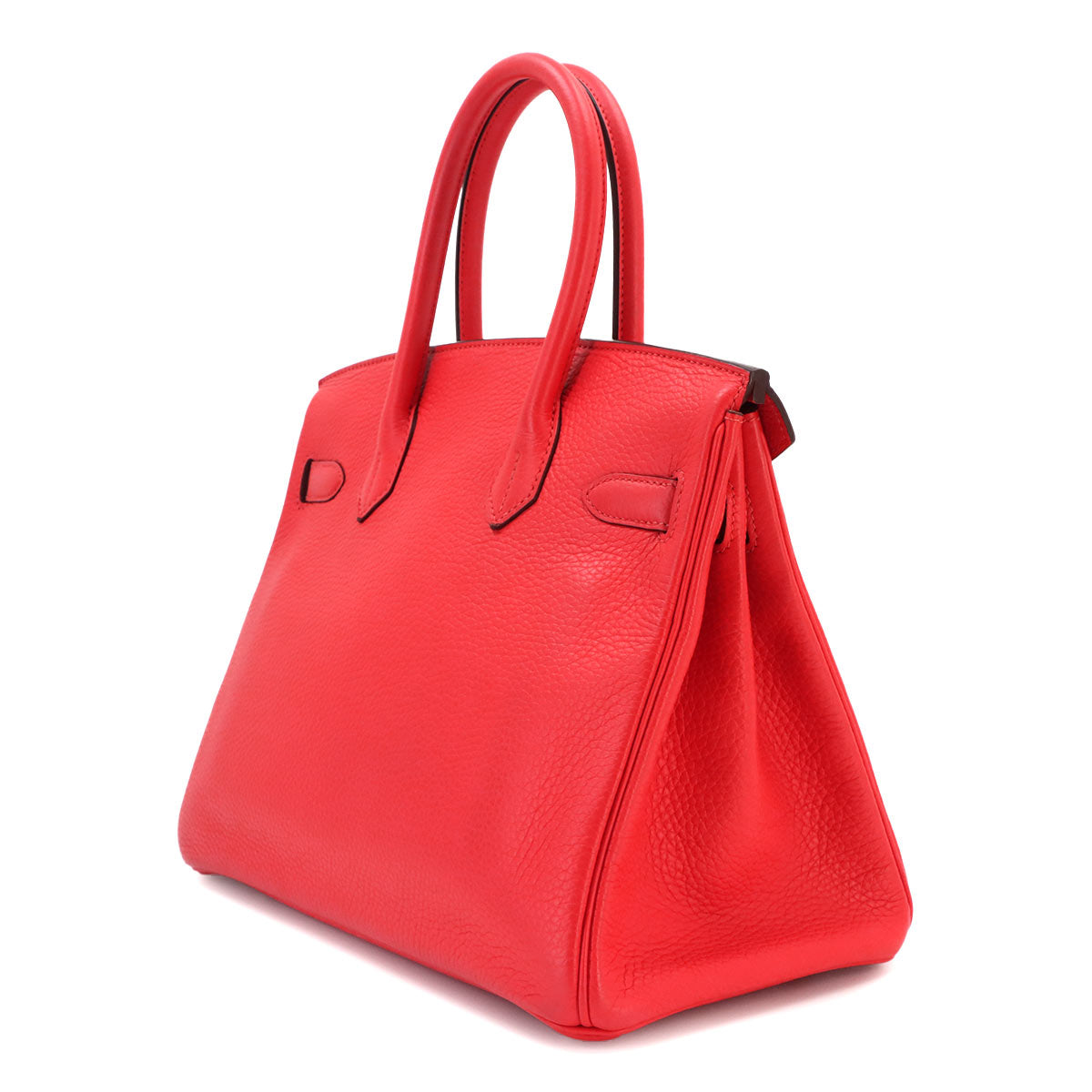 Birkin 30 Taurillon Clemence Rouge pivoine Hand Bag Purse