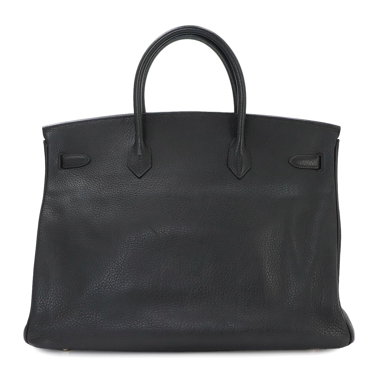 Birkin 40 Veau Togo Black Hand Bag Purse