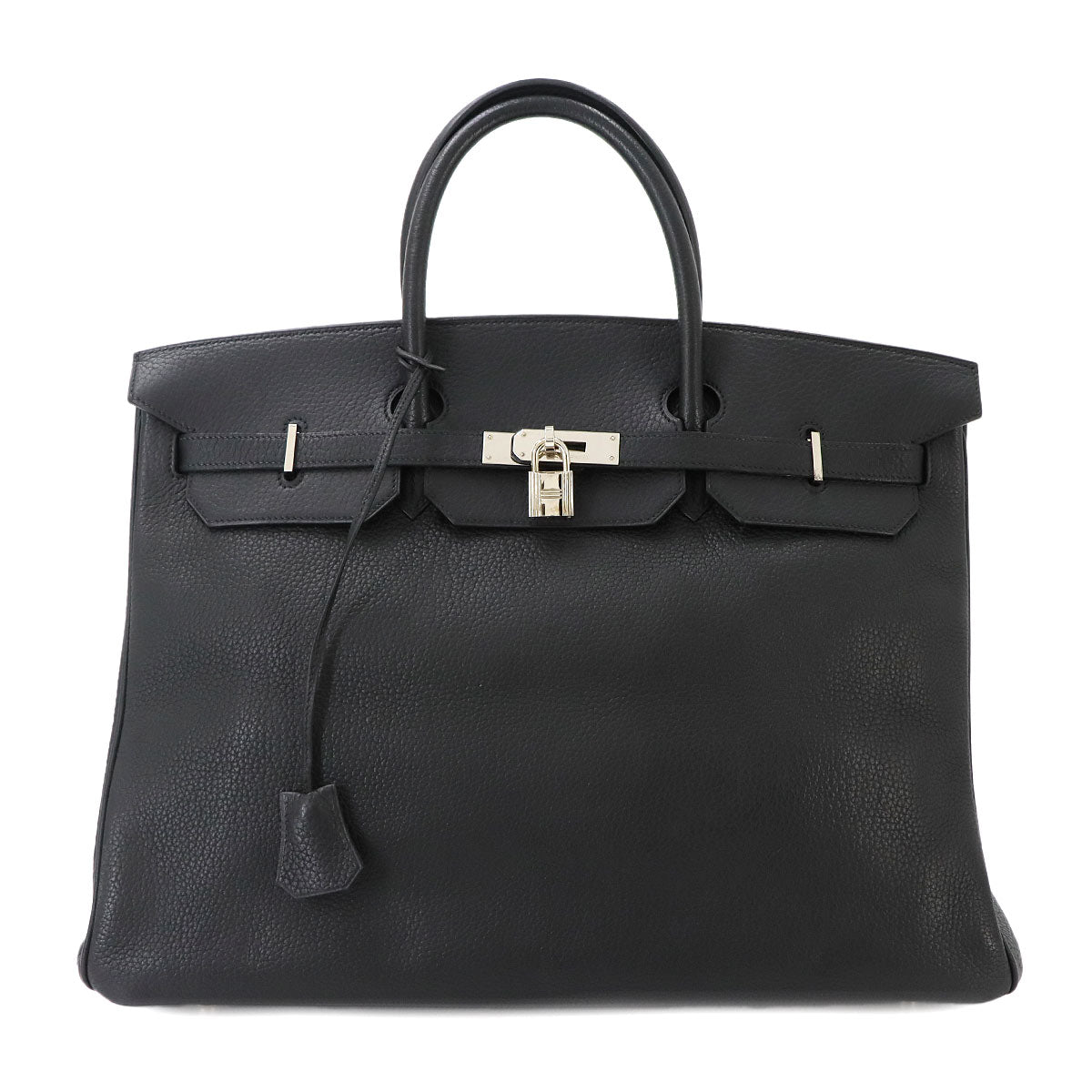 Birkin 40 Veau Togo Black Hand Bag Purse