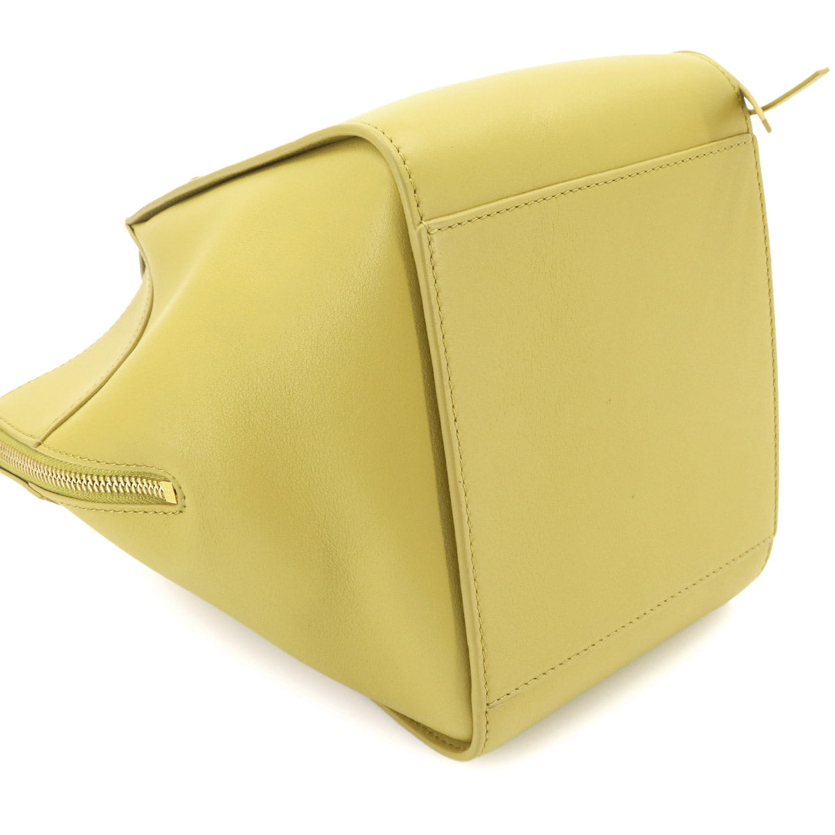 Hammock Compact 2way Hand Shoulder Bag Leather Yellow