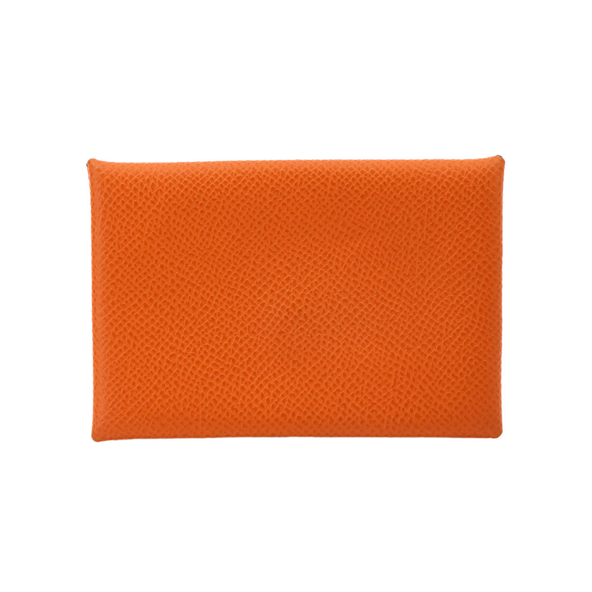 Calvi Verso Card Case Veau Epsom Orange Celeste Purse 90336814