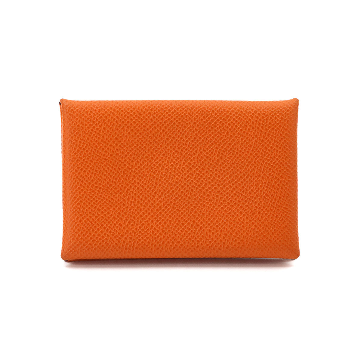 Calvi Verso Card Case Veau Epsom Orange Celeste Purse 90336814