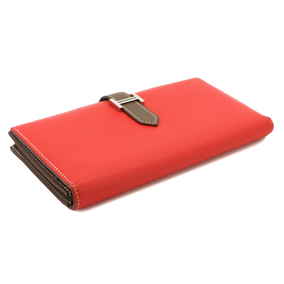 Bearn Soufflet Long Wallet Epsom Rose Jaipur Etoupe
