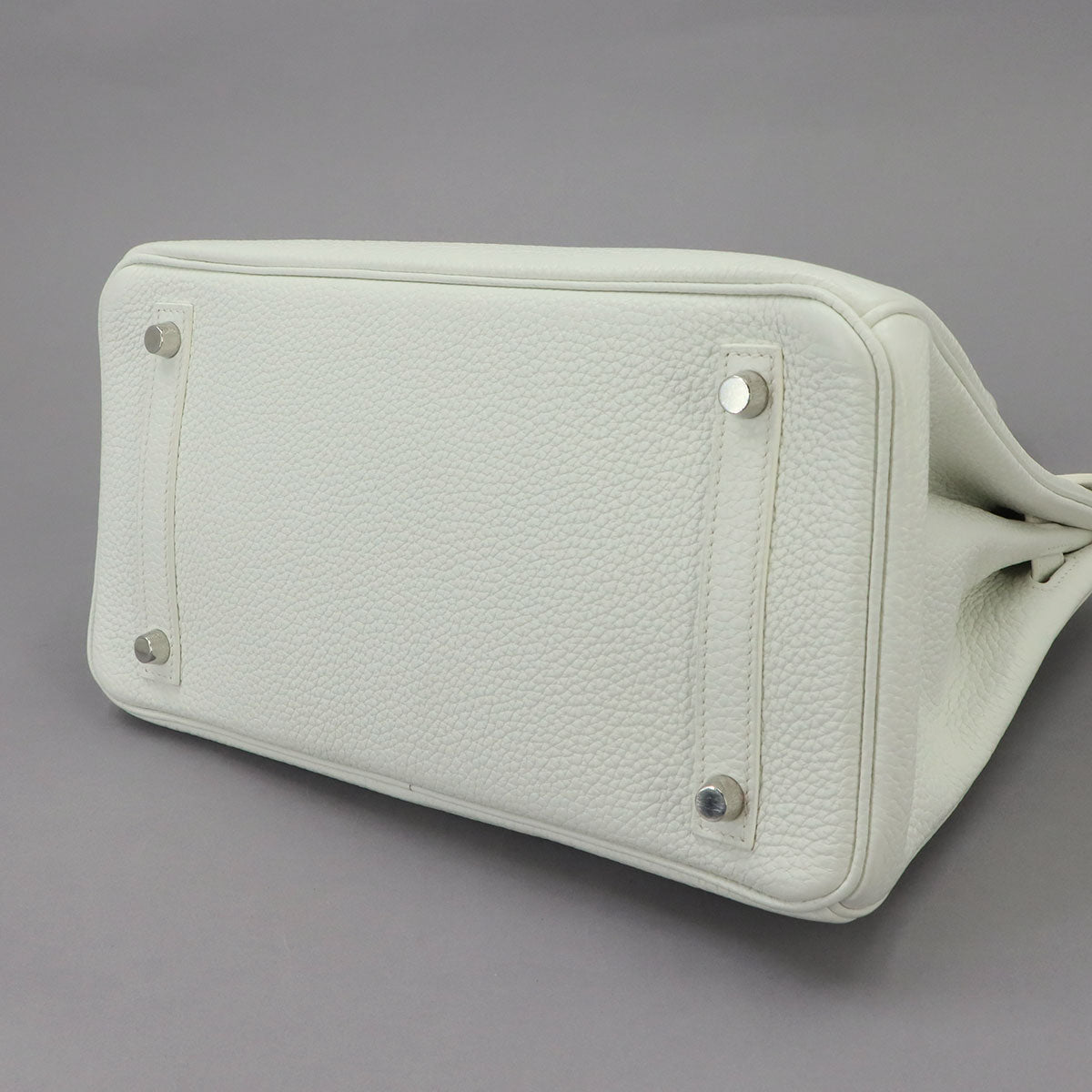 Birkin 30 Togo White Hand Bag Purse