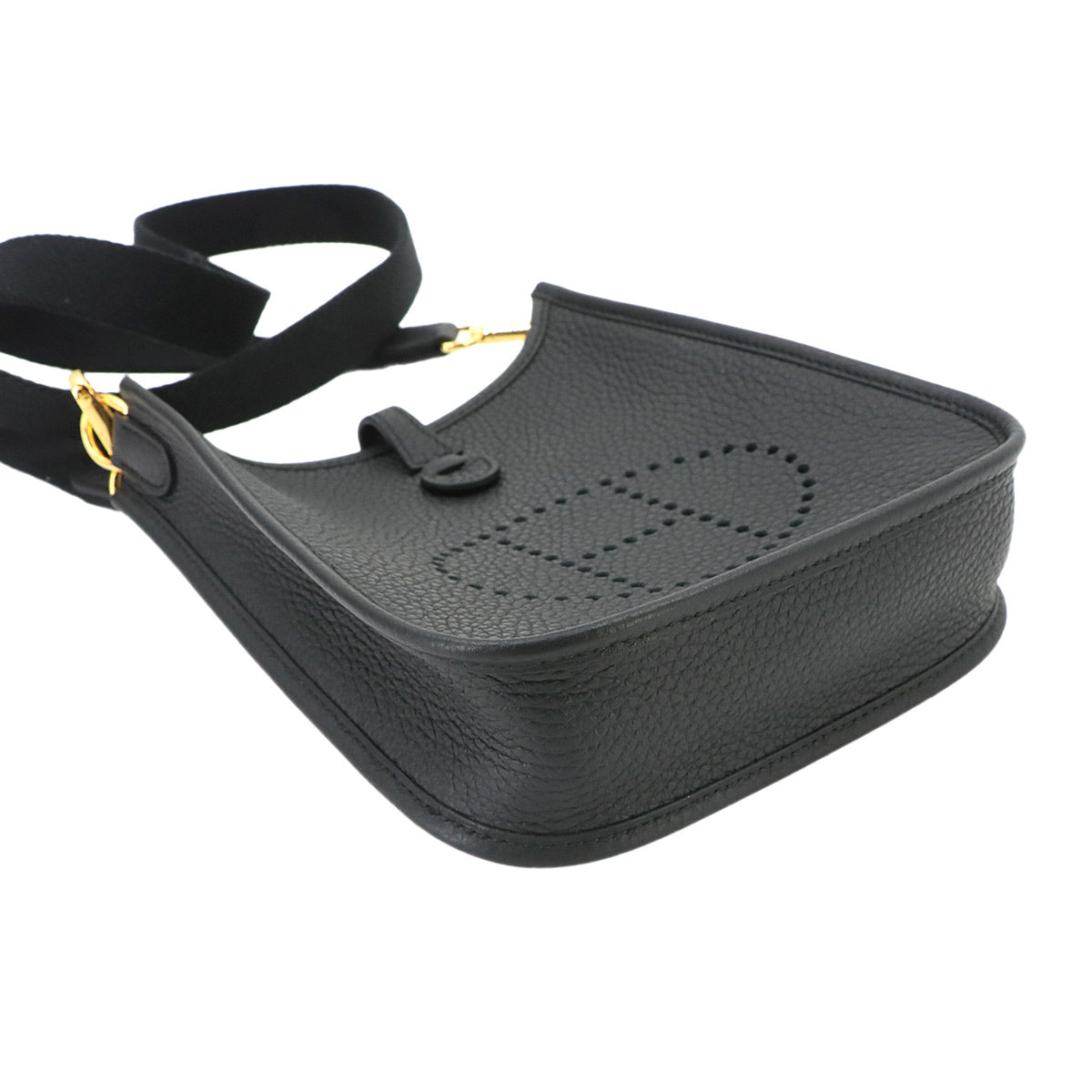 Evelyne Amazone TPM Shoulder Bag Taurillon Clemence Black