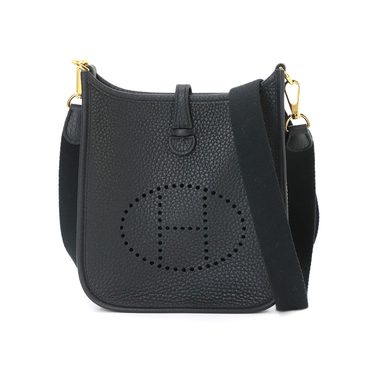 Evelyne Amazone TPM Shoulder Bag Taurillon Clemence Black