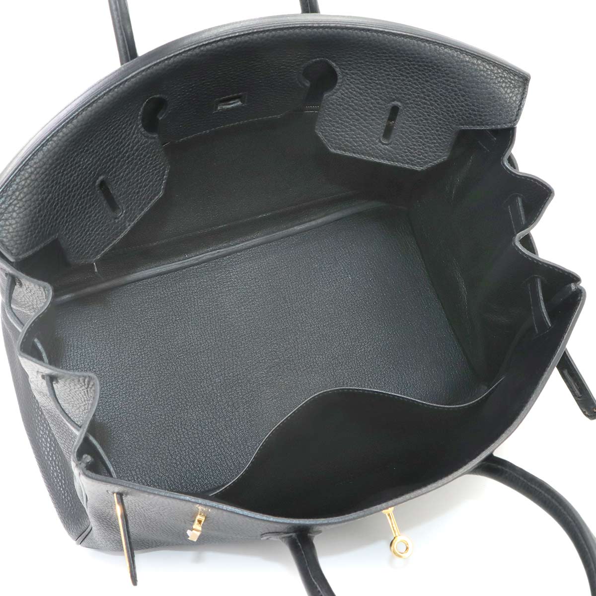 Birkin 35 Veau Togo Black Hand Bag Purse