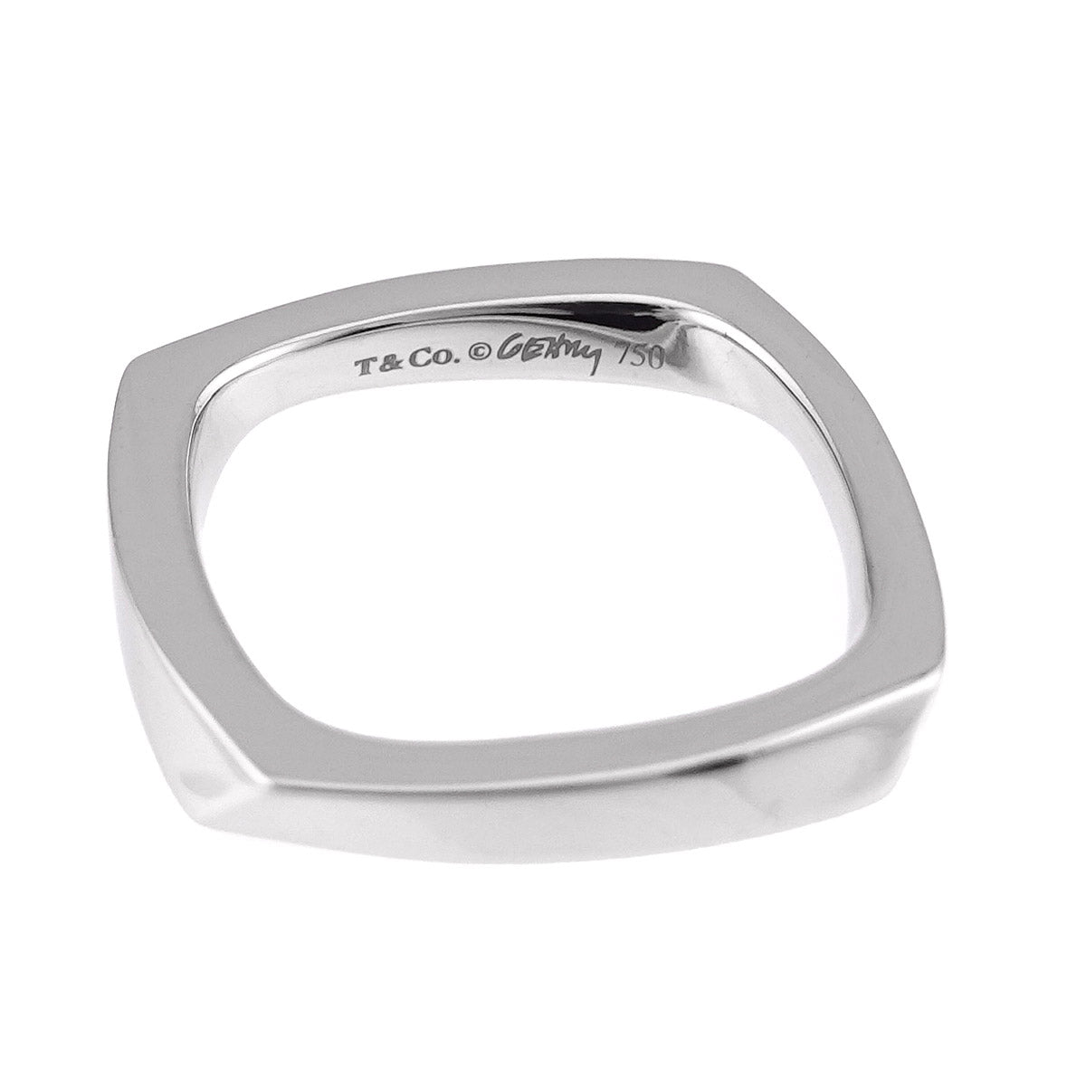 Ring 18K White Gold 750 Size5.25(US)