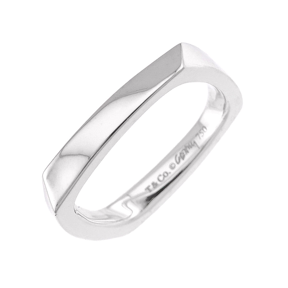 Ring 18K White Gold 750 Size5.25(US)