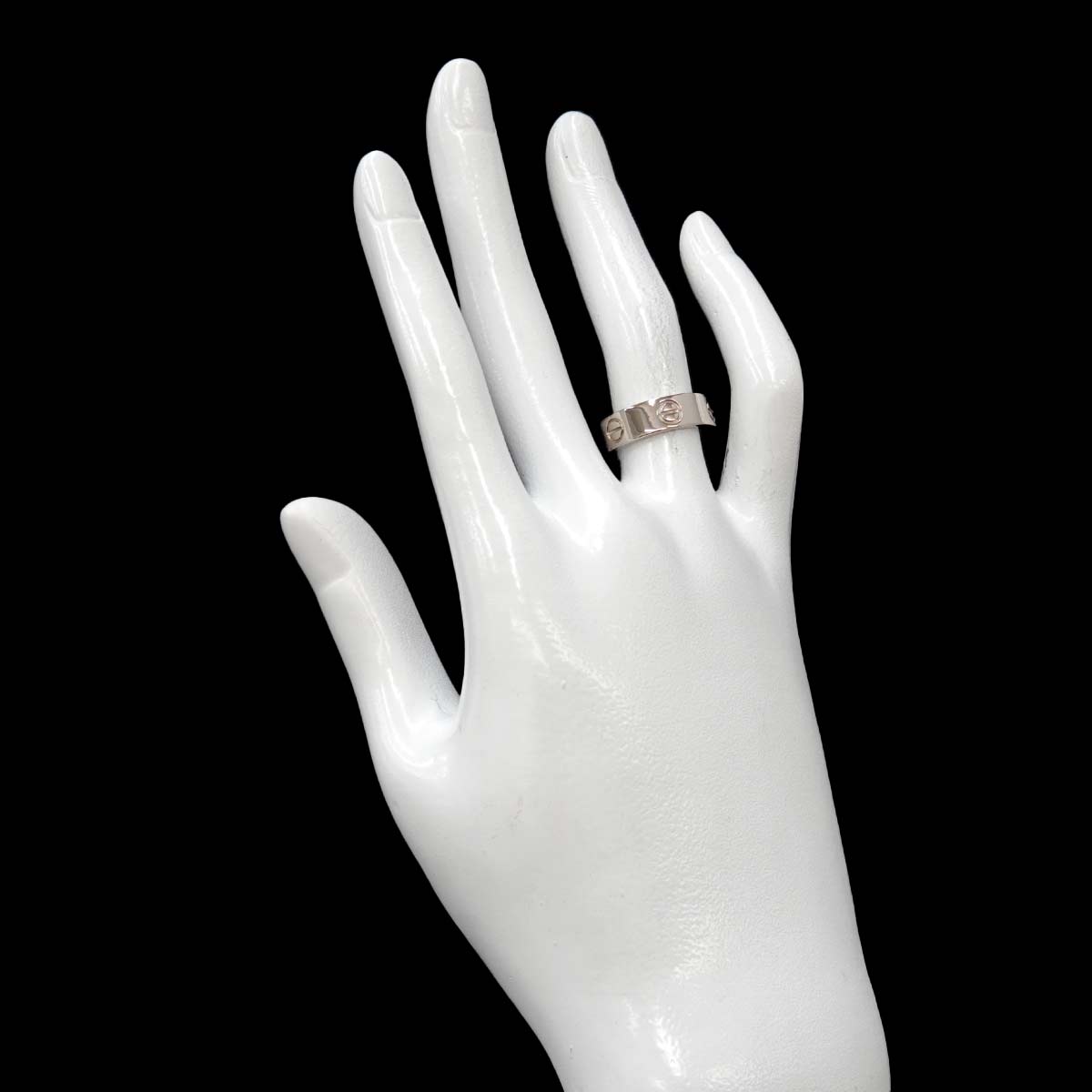Love Ring 18K White Gold 750 size51 5.25(US)