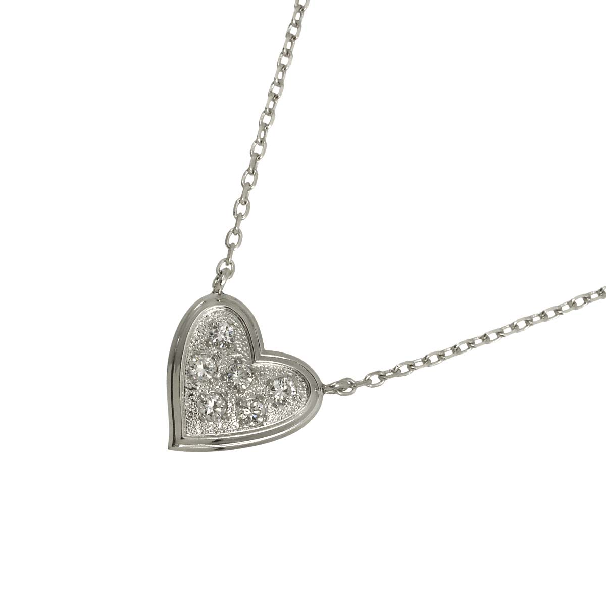Diamond Necklace 14K WG 585