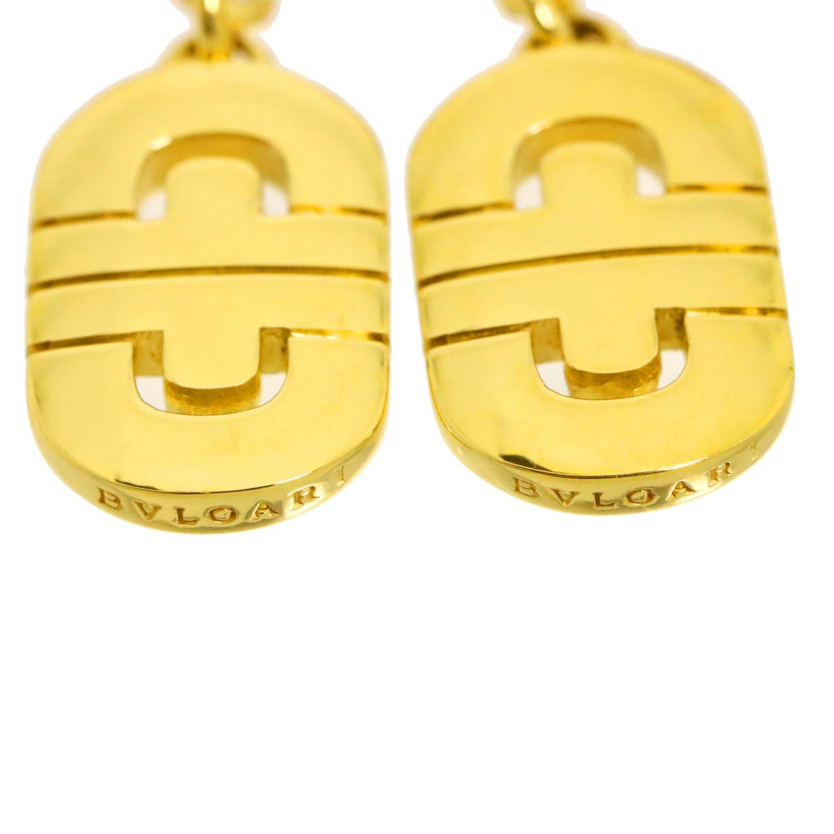 Parentesi Earrings Pierced 18K Yellow Gold 750