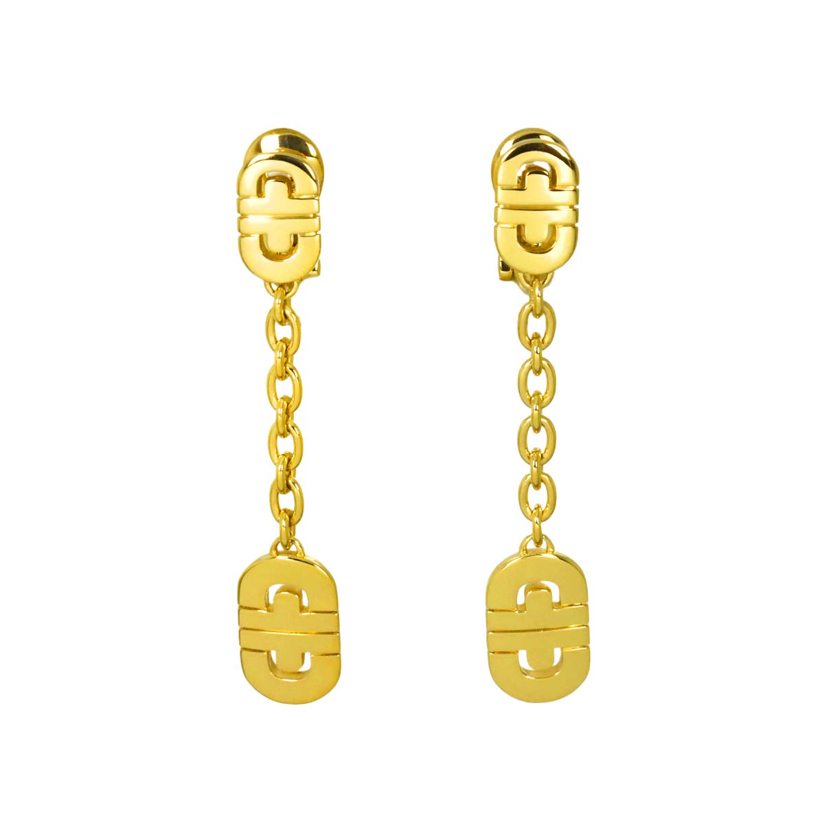 Parentesi Earrings Pierced 18K Yellow Gold 750