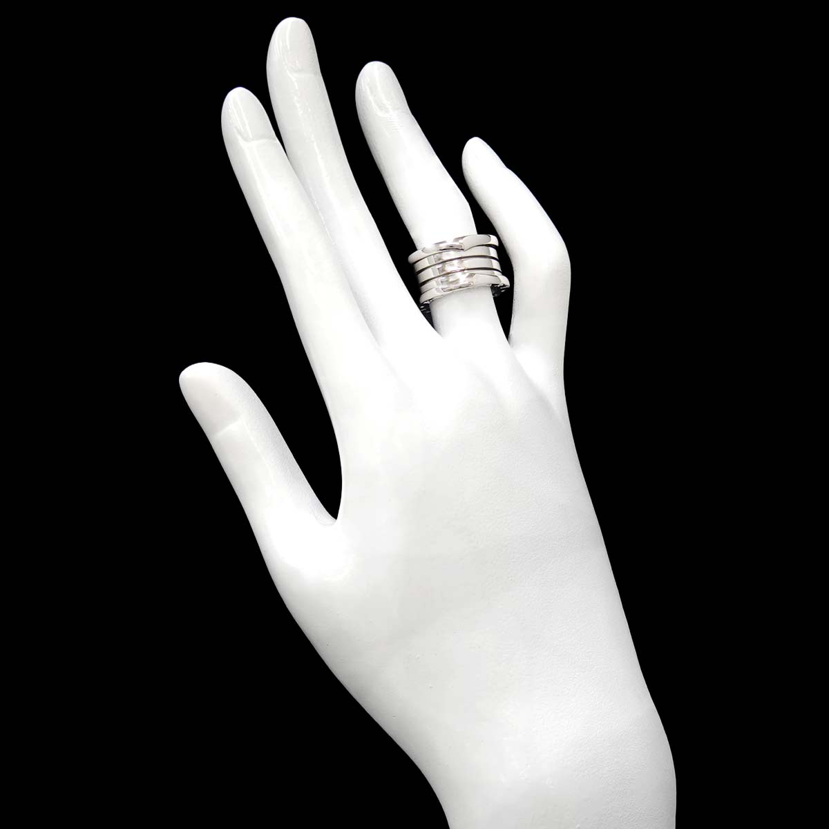 B-ZERO1 4 BAND Ring 18K White Gold 750 Size49 4.5(US)
