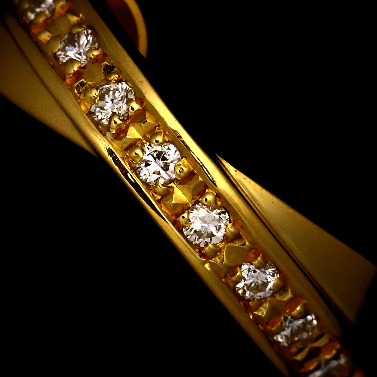 Diamond 0.09ct/0.09ct Earrings Clip on 18K YG 750