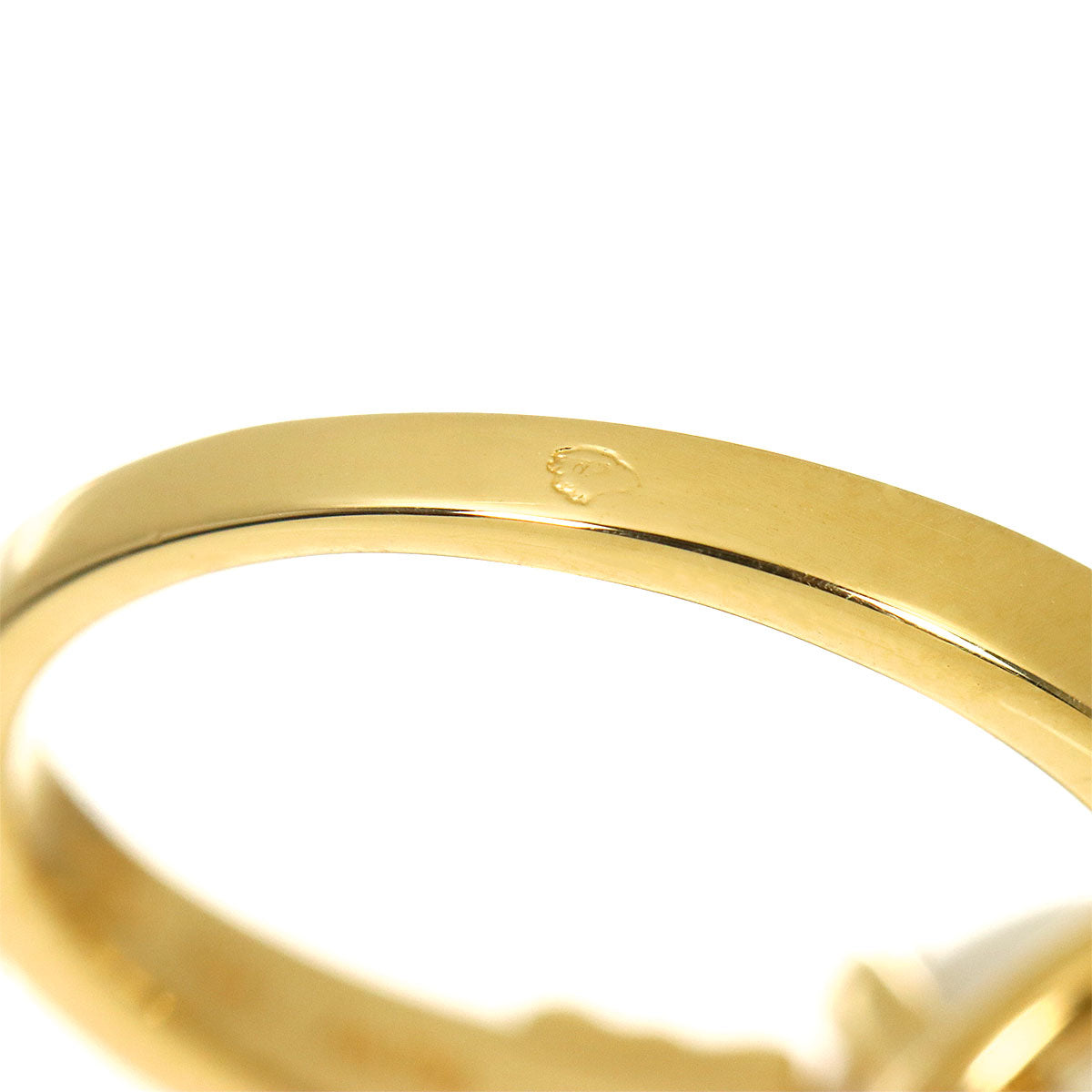 South Sea pearl Diamond Ring 18K YG 750 size51 5.25-5.5(US)
