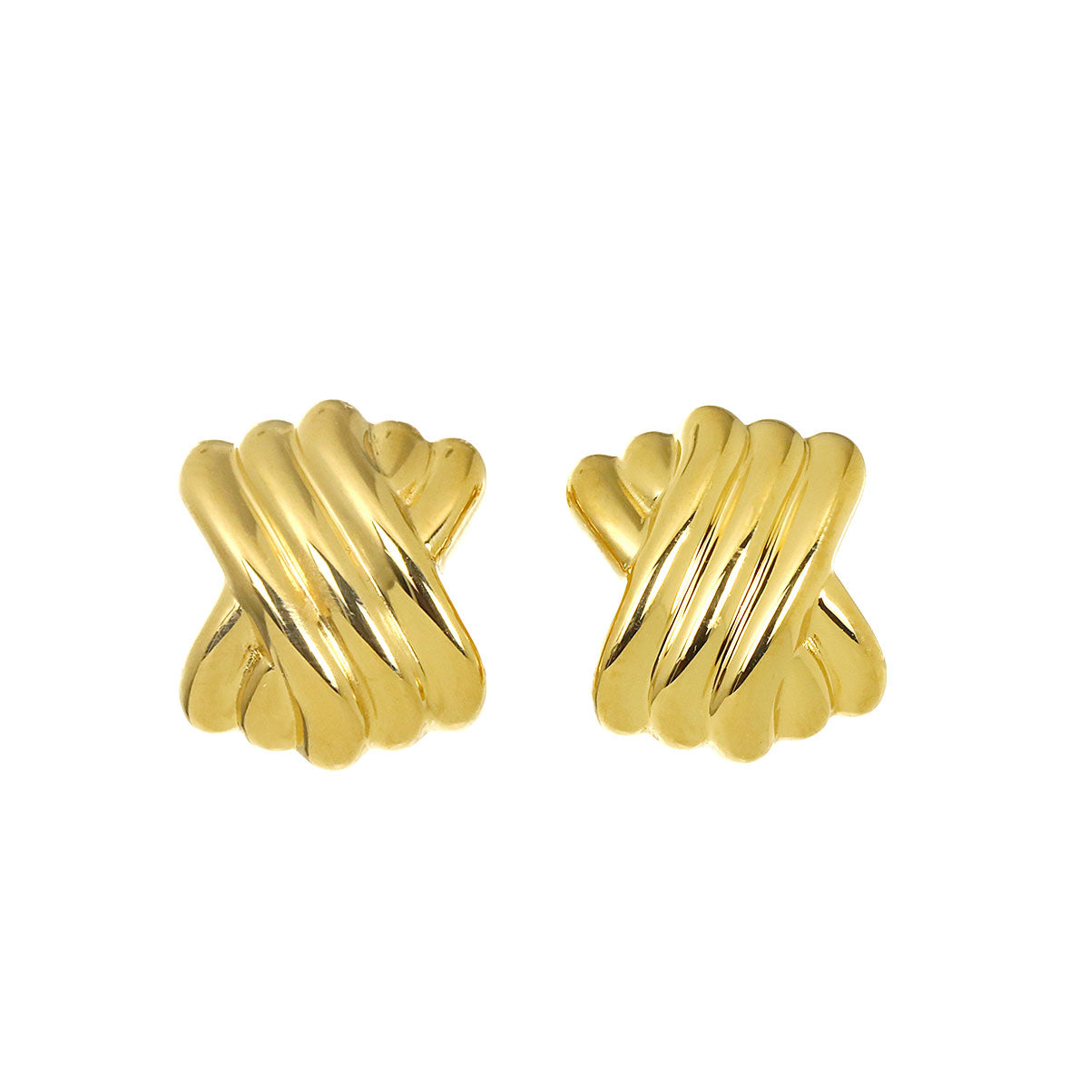 Earrings Clip on 18K YG 750