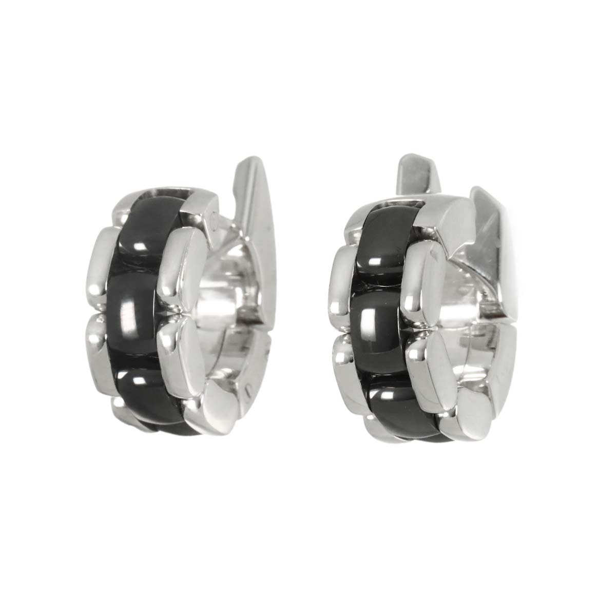 ULTRA Earrings Pierced 18K WG 750 Ceramic
