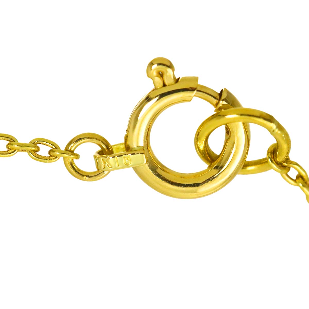 Diamond Necklace 18K Yellow Gold 750