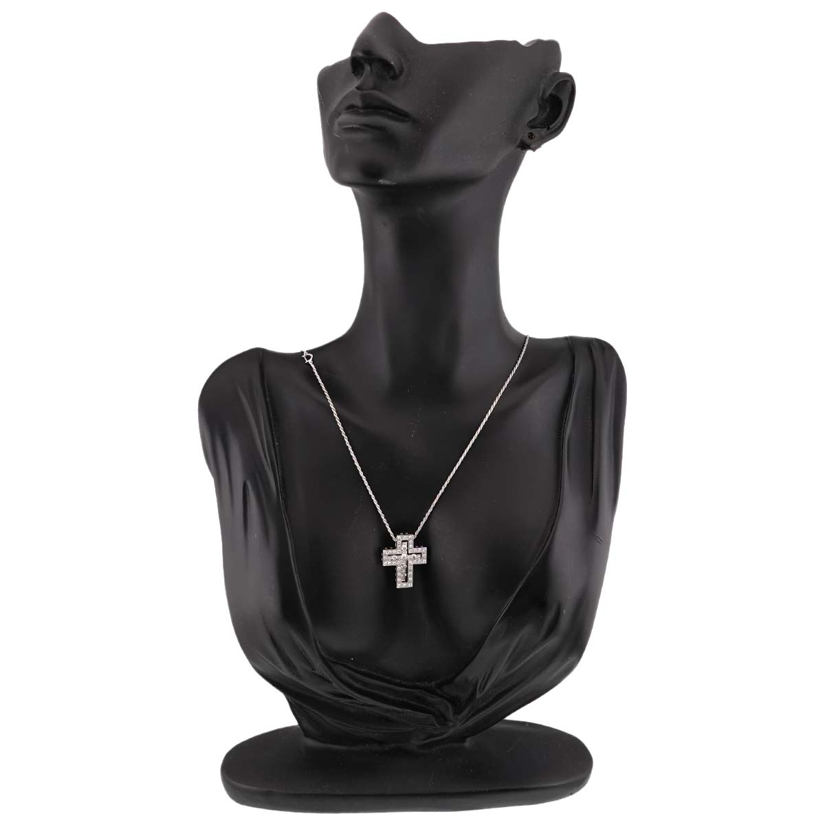 Belle Epoque Diamond Cross Necklace XS 18K SM 750