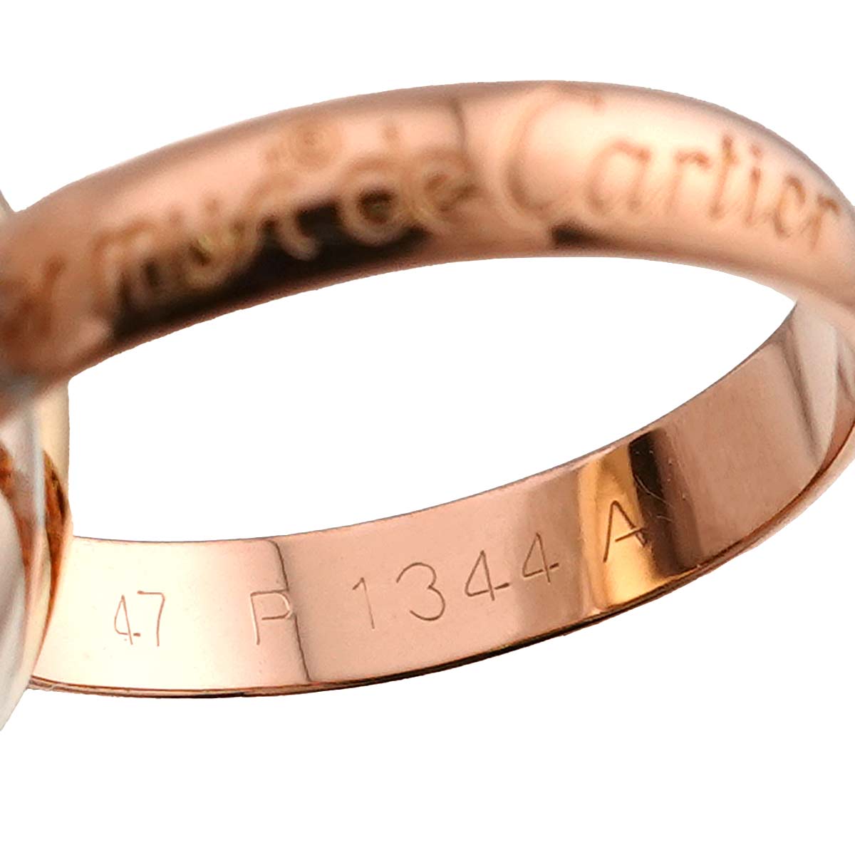 Trinity MM Ring 18K YG WG PG 750 Size47 4(US)