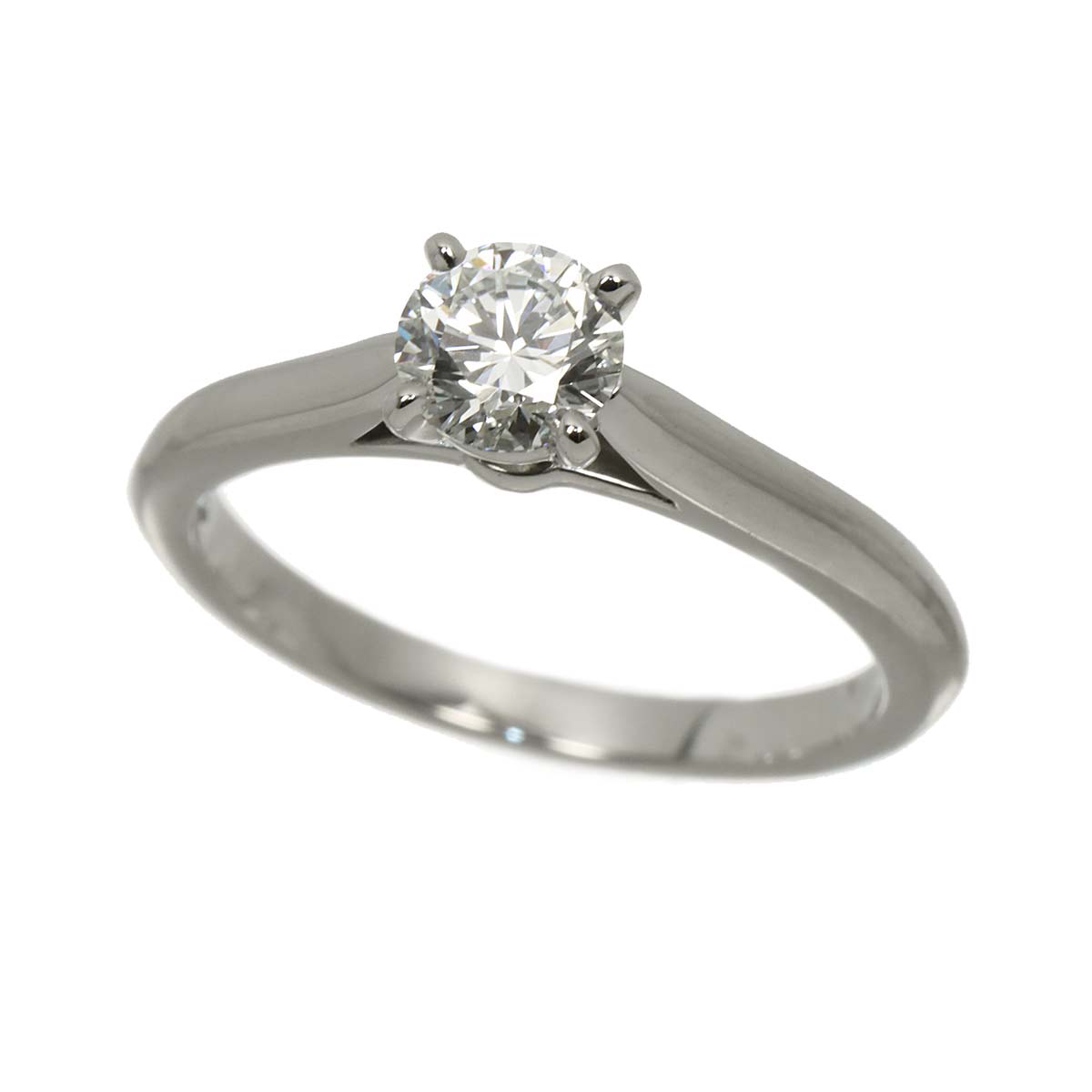 Diamond 0.51ct H/VVS1/3EX Ring Platinum size51 5.5-5.75(US)