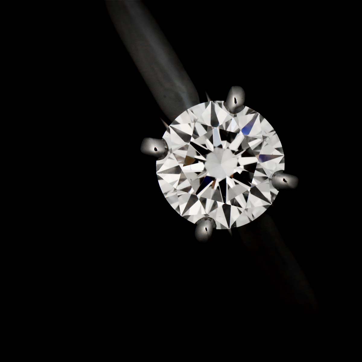 Diamond 0.51ct H/VVS1/3EX Ring Platinum size51 5.5-5.75(US)