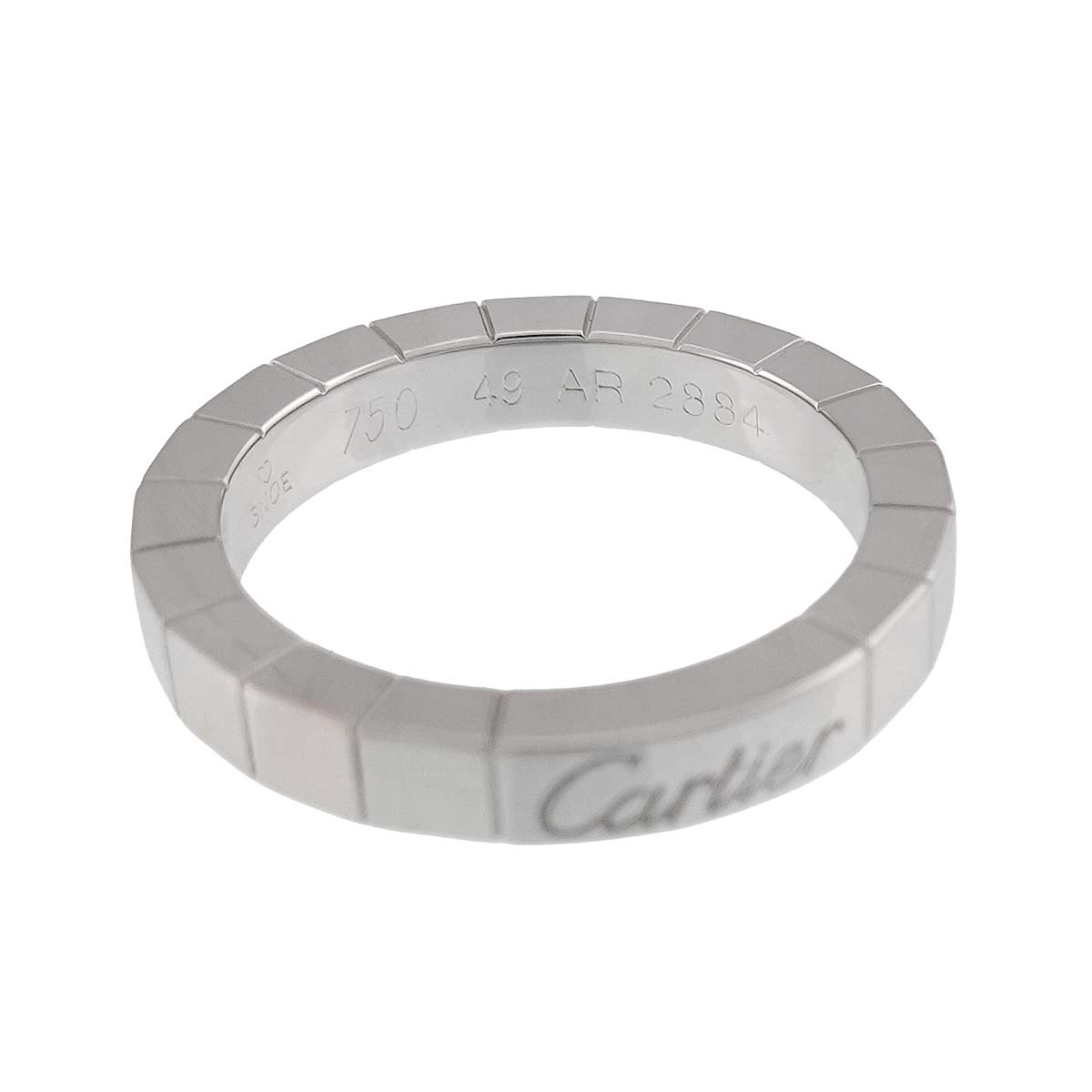 Laniere Ring 18K White Gold 750 Size49 4.5-4.75(US)