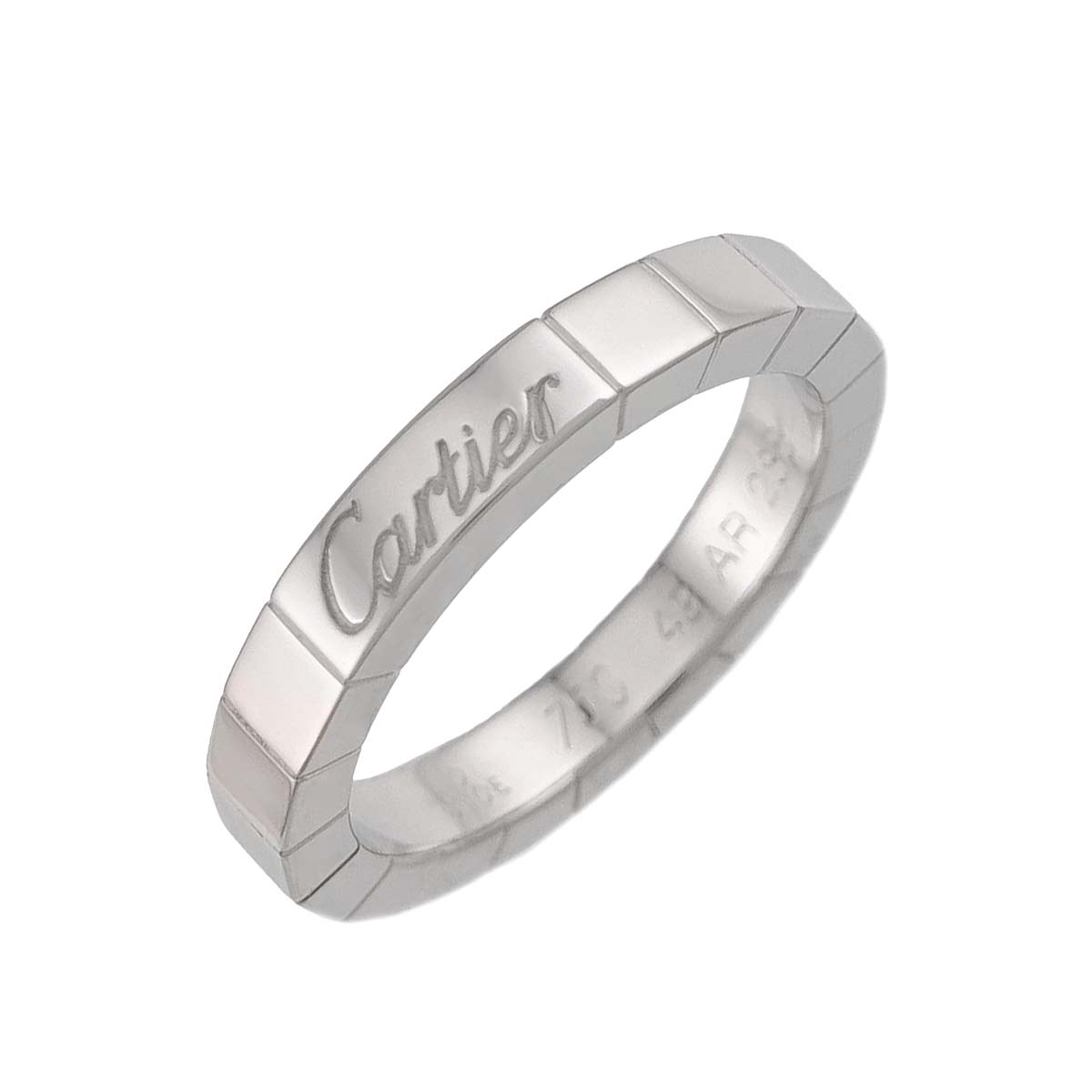 Laniere Ring 18K White Gold 750 Size49 4.5-4.75(US)