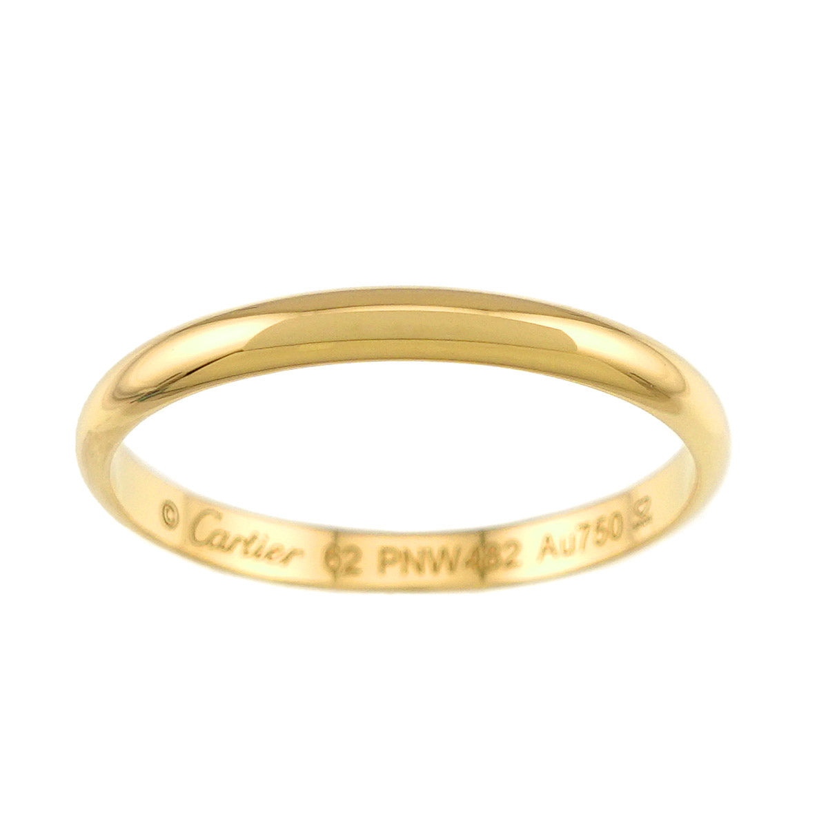 1895 Classic Band Ring 18K YG 750 size62 9.75-10(US)