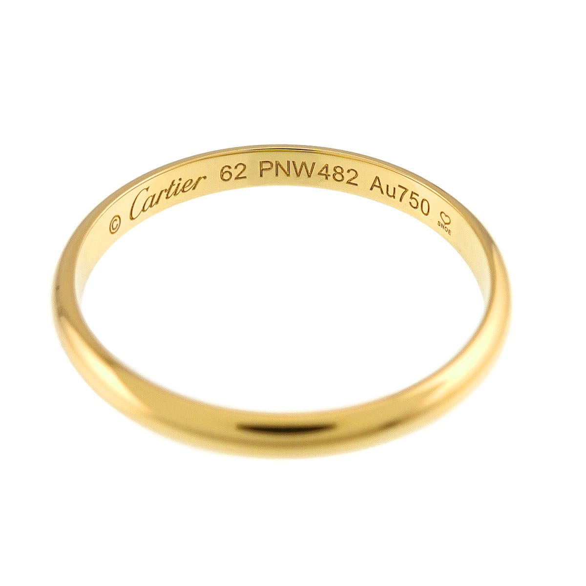 1895 Classic Band Ring 18K YG 750 size62 9.75-10(US)